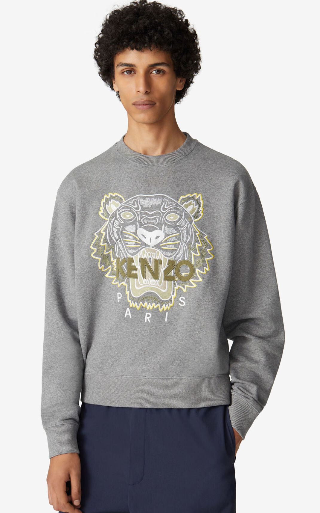 Sweat Kenzo Homme Tiger Grise URXIA-8930